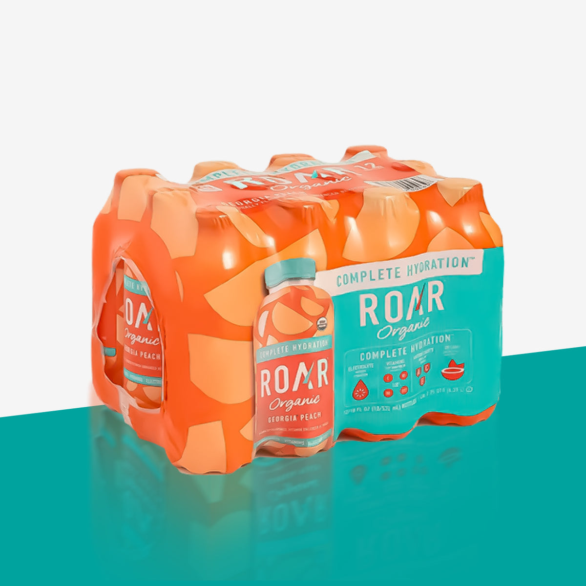 Peach Hydration Drink, 12 Pack - ROAR Organic – Roar Organic