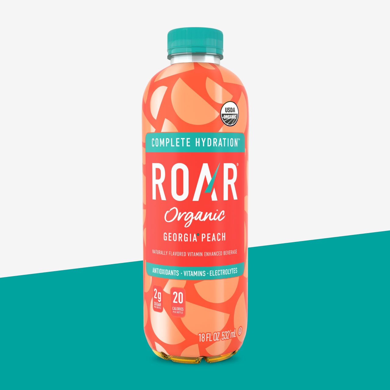 Peach Hydration Drink, 12 Pack - ROAR Organic – Roar Organic