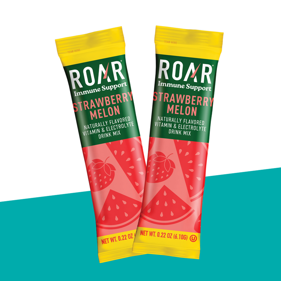 Load image into Gallery viewer, Strawberry Melon Immune Support Powder (12 pack)